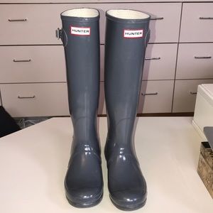Grey Hunter Tall Rain Boots